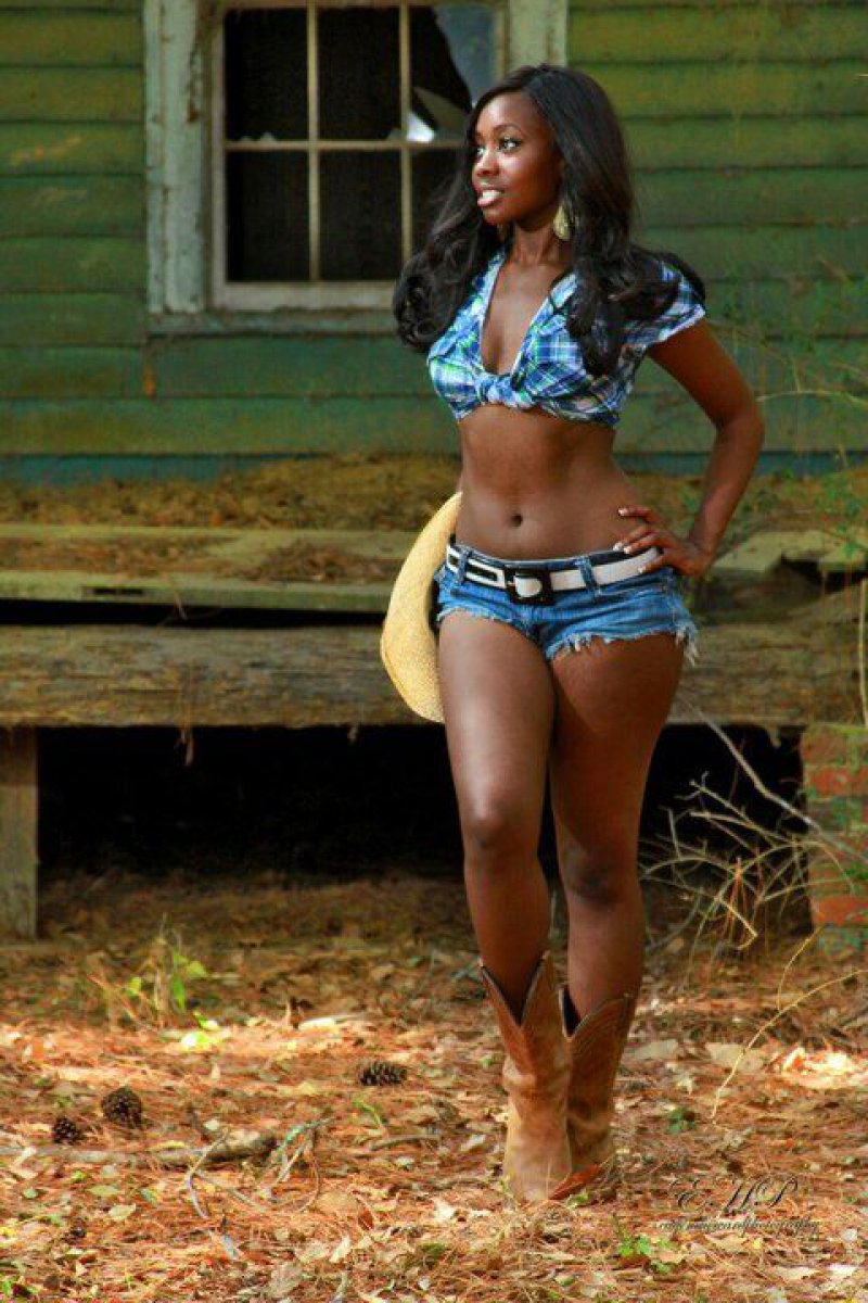 West indies black woman short