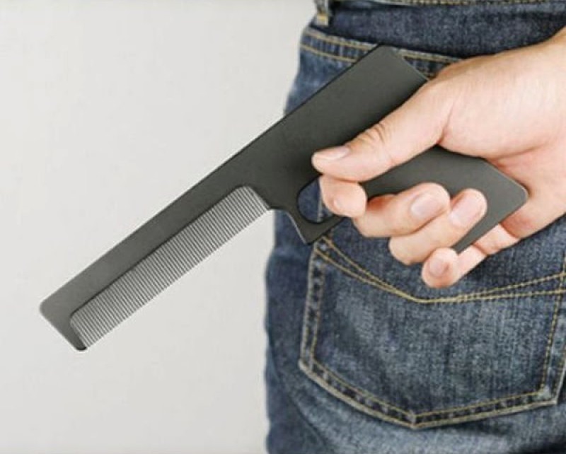 Gun-Shaped Comb-36 Strangest Gadgets That You Can Buy