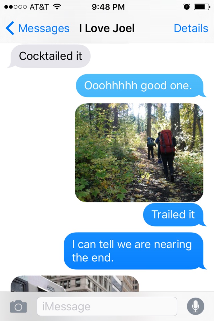 Trailed it-15 Hilarious Images Of A Couple's Pun Texting