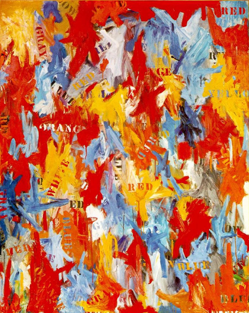 False Art, 1959 by Jasper Johns ( Million)-15 Ridiculous Paintings Sold For Millions Of Dollars