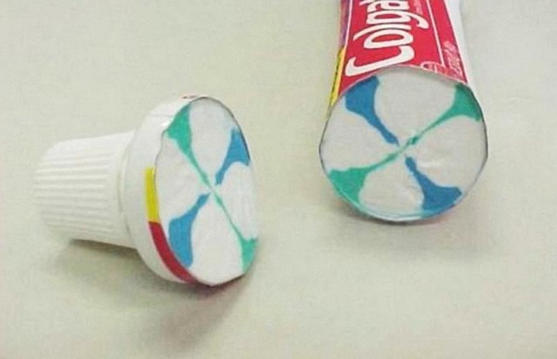 Toothpaste-12 Amazing Pictures Of Things Cut In Half