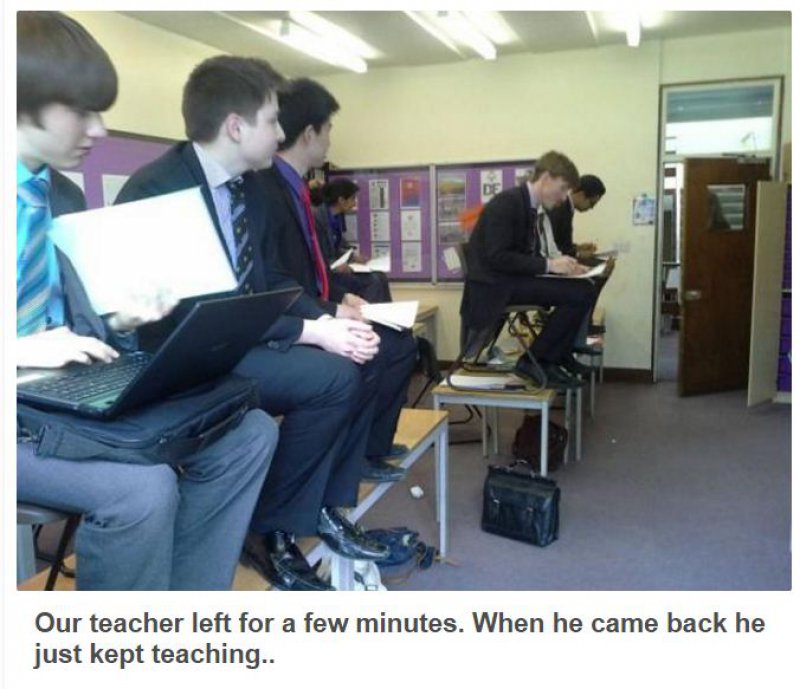 Students Trying to Get a 'Higher Education'-15 Teachers Who Are Tired Of Annoying Students