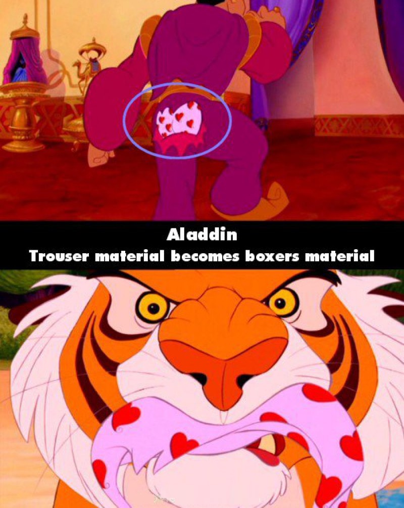 Aladdin-15 Disney Movie Mistakes You Probably Never Noticed