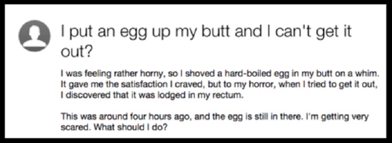 This Person Who Couldn't Lay an Egg-15 Dumb Yahoo Questions That Will Make You Cringe