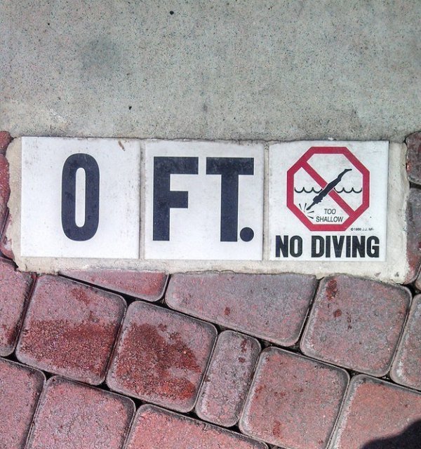 Another Swimming Pool Masterpiece-15 Signs That Are Too Dumb To Digest