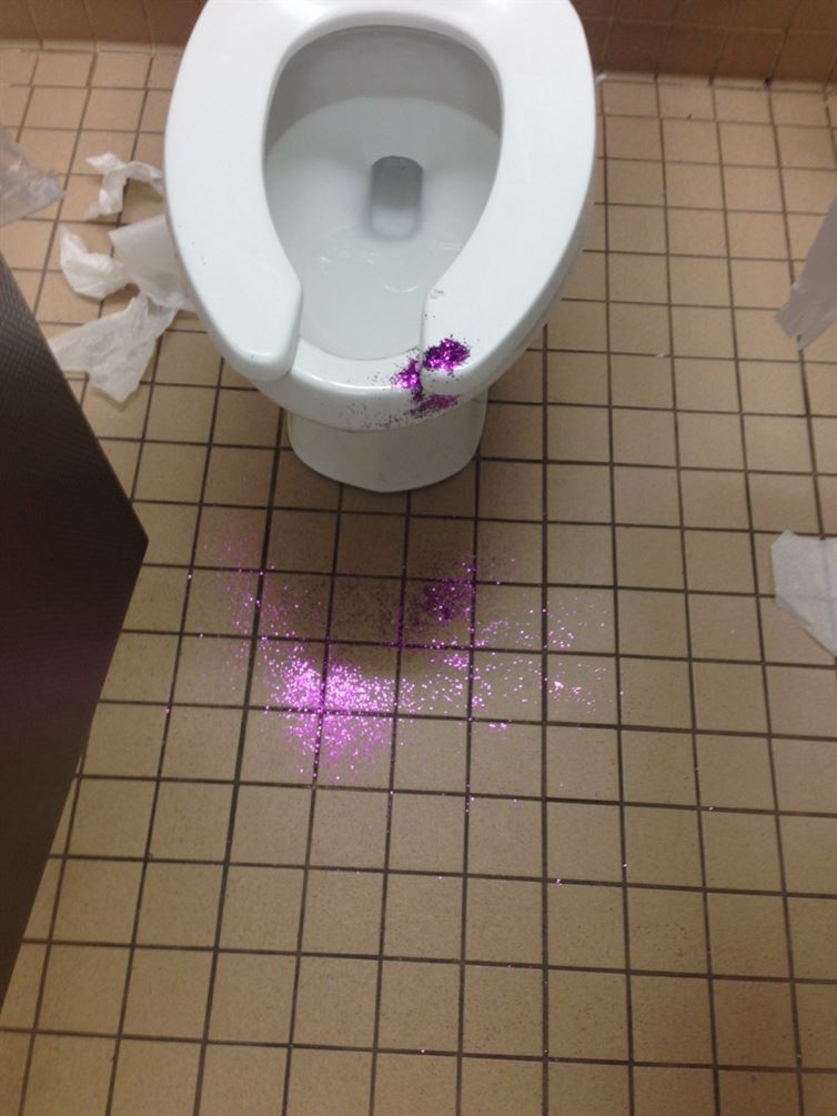 That's Unicorn Poop-15 Strangest Moments Ever Caught In Restrooms