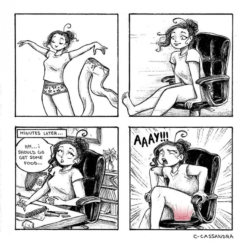 This Everyday Struggle -15 Comics That Perfectly Illustrate Everyday Struggles Of A Woman