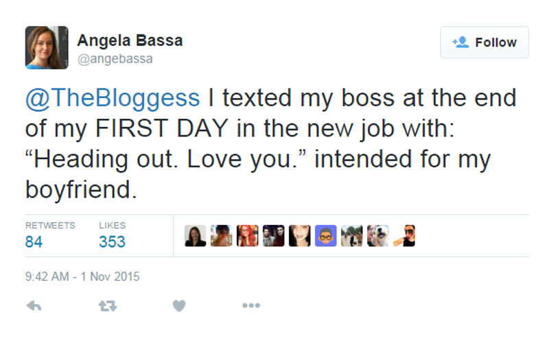 This Unexpected Text from a New Employee to a Boss-15 People Share Their Most Awkward Moments Ever