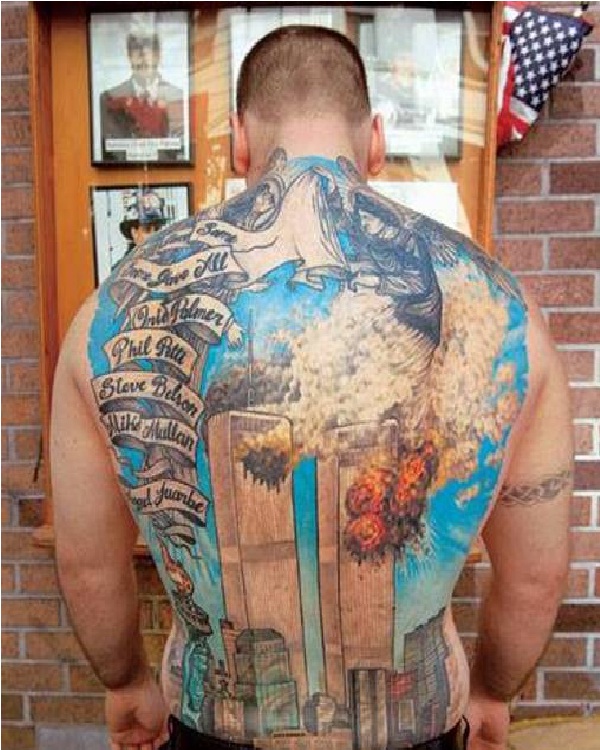 Twin Towers-Best Memorial Tattoos