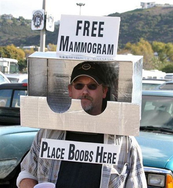 Mammogram-Worst Halloween Costumes