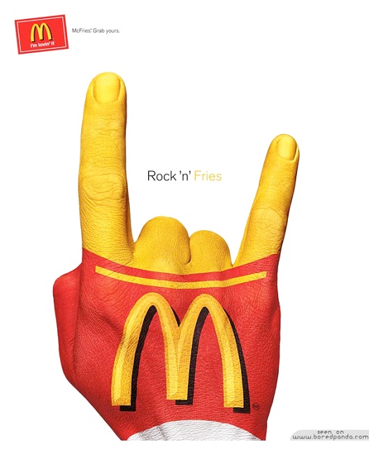 Rockin' Fries-Most Creative McDonald's Ads