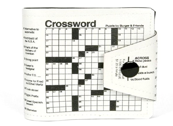 Crossword Wallet-Creative Wallet Designs