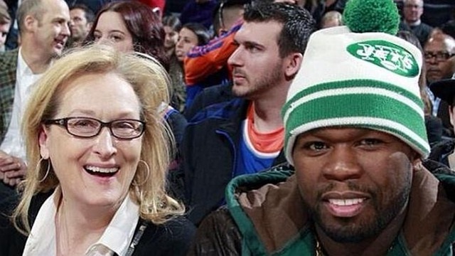 Meryl Streep & 50 Cent-Unlikely Celebrity Friends