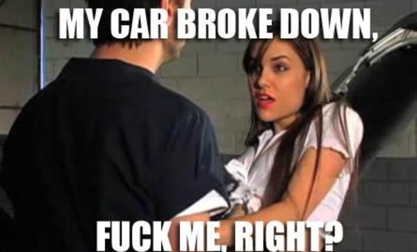 A car is forever breaking down-Funniest Porn Logic