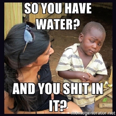 On Toilets-12 Best Skeptical Third World Kid Memes Ever 
