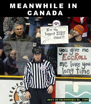 Canadians are clever with signs-12 Best Meanwhile In Canada Memes Ever