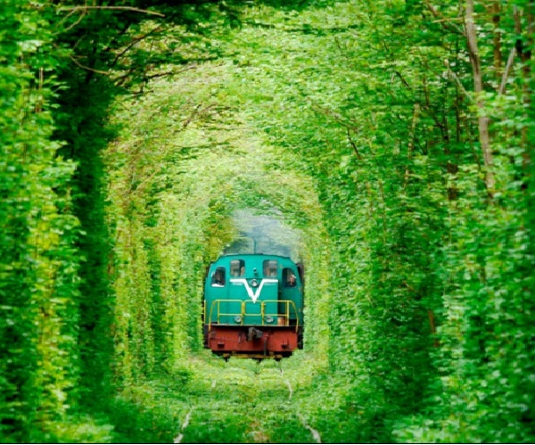 Tunnel Of Love - Ukraine-Most Amazing Train Railways