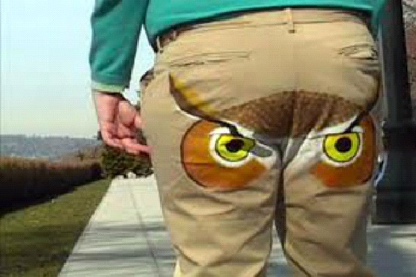 Owl Butt-Wackiest Pants