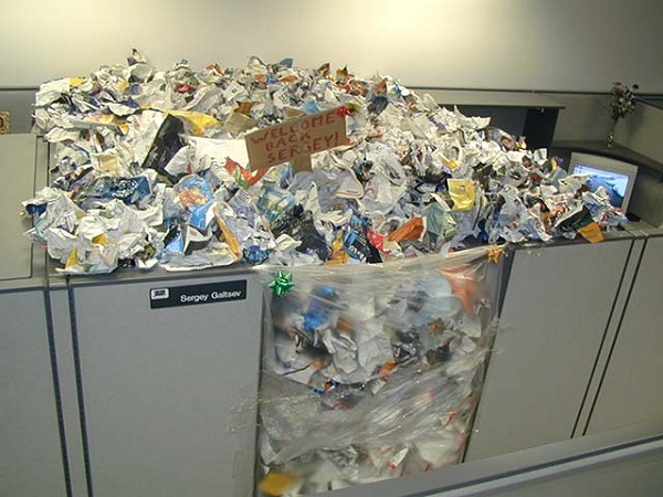 Trash-Best Office Pranks