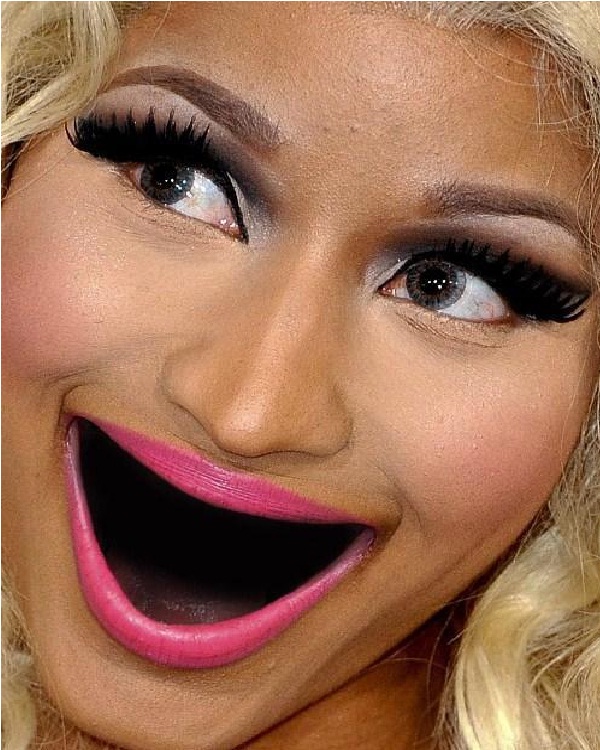Nicki Minaj-Celebs Without Teeth