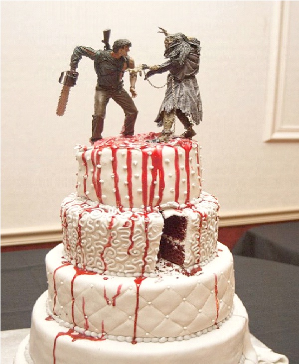 Epic Wedding Cake-Amazing Zombie Wedding Cakes