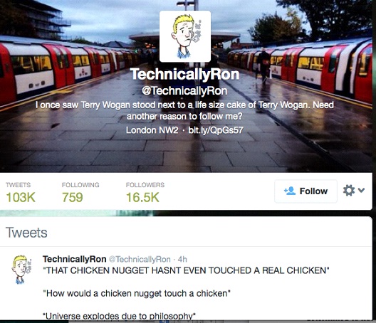 TechnicallyRon @TechnicallyRon-12 Funny Twitter Accounts To Follow 