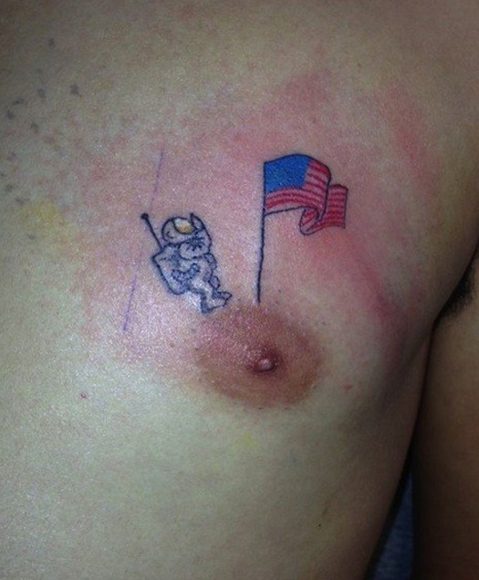 This Funny Nipple Tattoo -12 Funniest Nipple Tattoos Ever Done On Humans 
