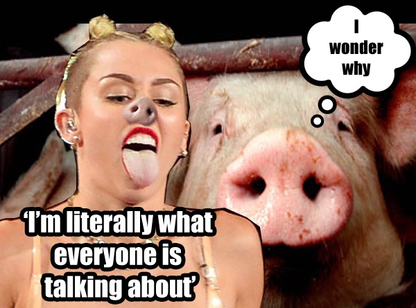 Pig Like?-12 Best Miley Cyrus Memes That Will Make You Feel Bad For Laughing