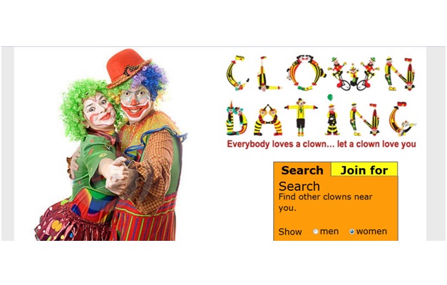 Clown Dating-Most Bizarre Dating Websites
