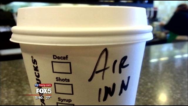 Air Inn What?-Funny Starbucks Cup Spelling Fails