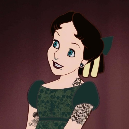 Wendy-Disney Characters In Punk Look
