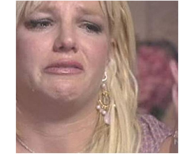 Britney Spears-Ugly Celeb Cry Faces