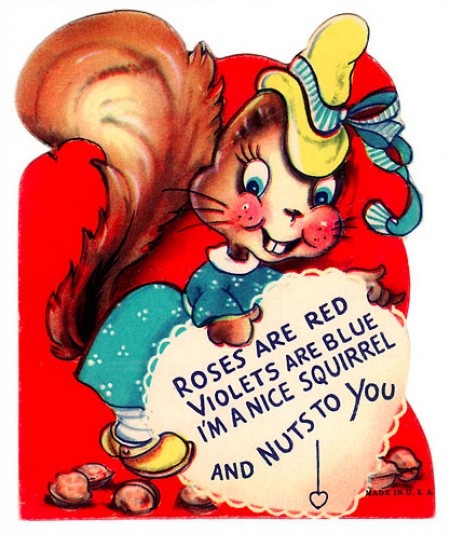 What Nice Nuts-Creepy Valentine's Day Cards