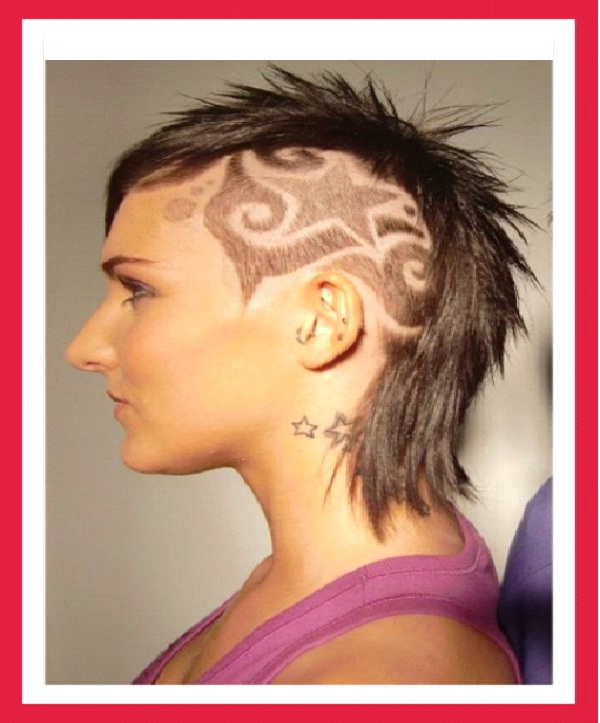 Stars and Shapes-Awesome Hair Tattoos