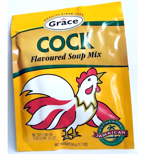 Grace Cock Flavoured Soup Mix-Most Inappropriate Product Names