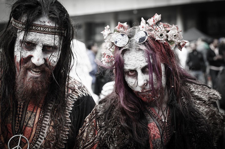 A Zombie Hippy-Funniest Looking Hippies
