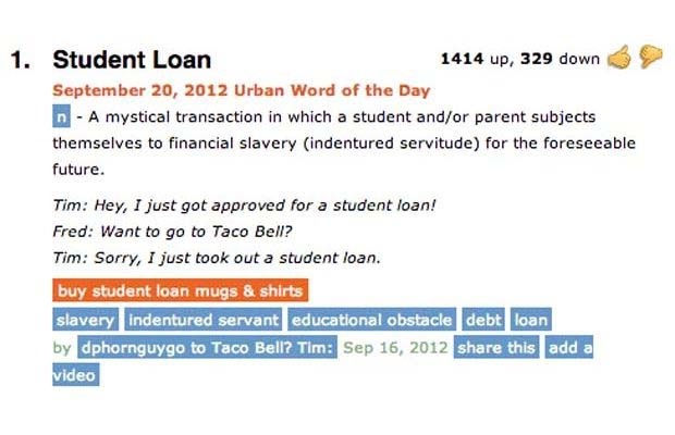 Ahh financial hardship-12 Funniest Definitions Found On Urban Dictionary 