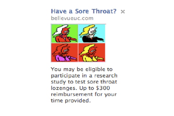 Choking-Worst Facebook Ads
