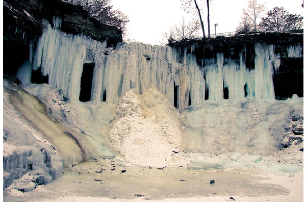 Minnehaha Falls-Most Amazing Ice Formations