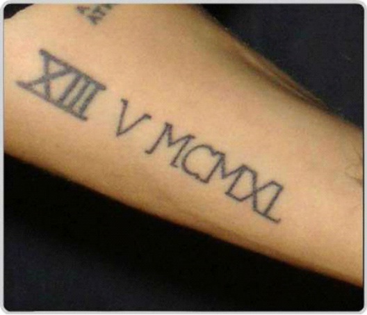 XIII V MCMXL-Angelina Jolie And Her Tattoos