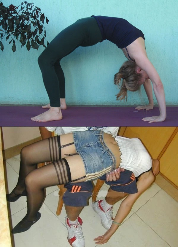 The crab-Yoga Vs. Drunk Poses