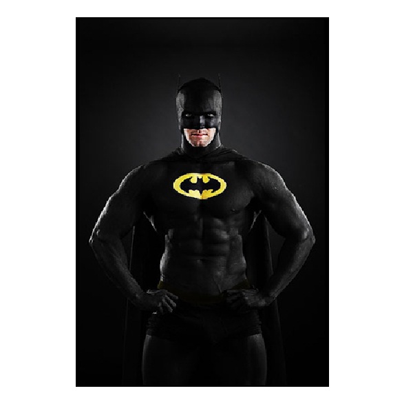 Batman-Superhero Body Painting