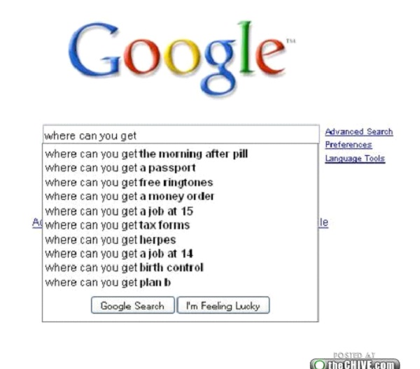 Where Can You Get ...-Hilarious Google Search Suggestions