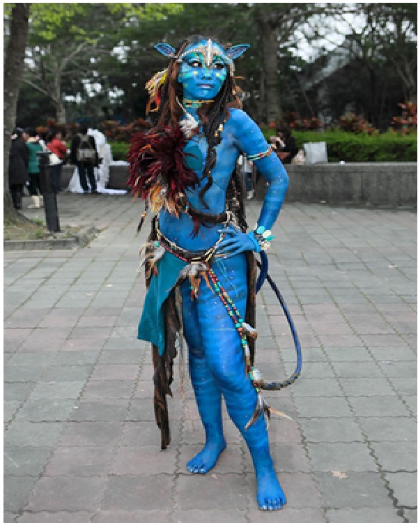 Avatar's Neytiri-Best Halloween Body Paintings