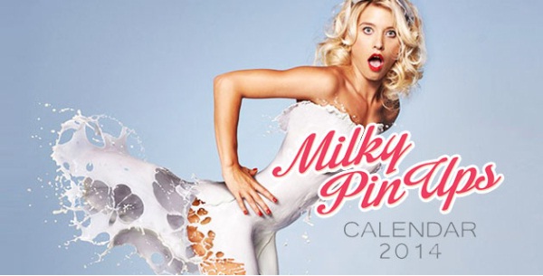 Milky Pin-Ups-Craziest Calendars For 2014