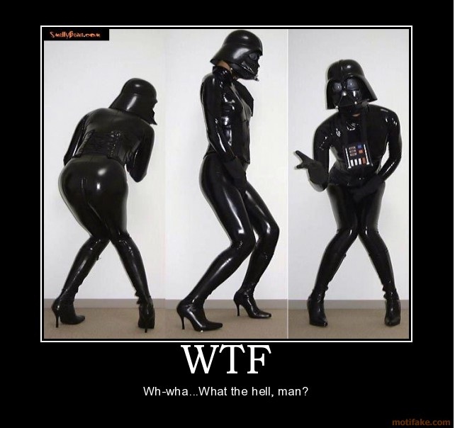 Mrs Darth Vader-This Week's WTF Photos
