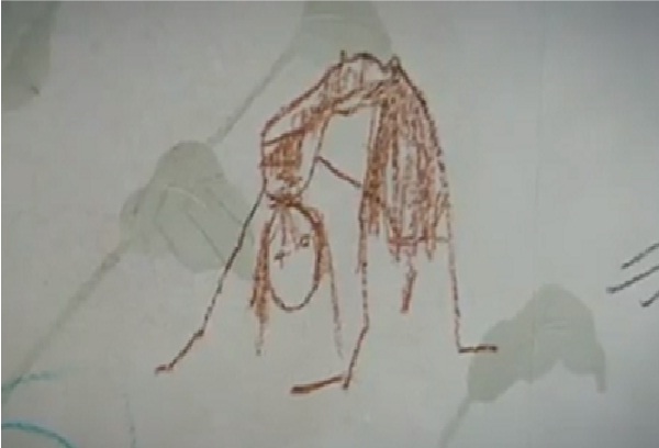 Mother Drawings-Creepiest Kids Drawings