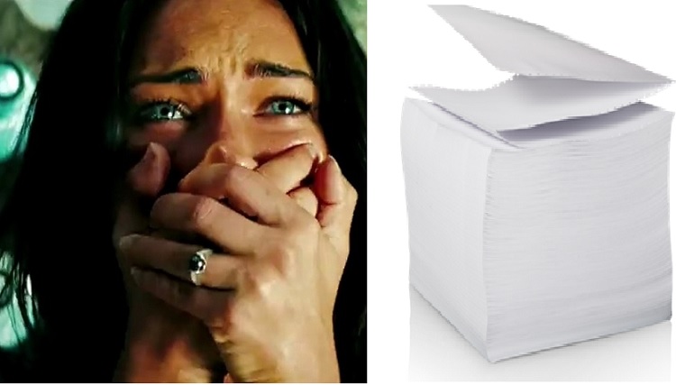 Megan Fox – Fear of Dry Paper-15 Celebrities With Weird Phobias