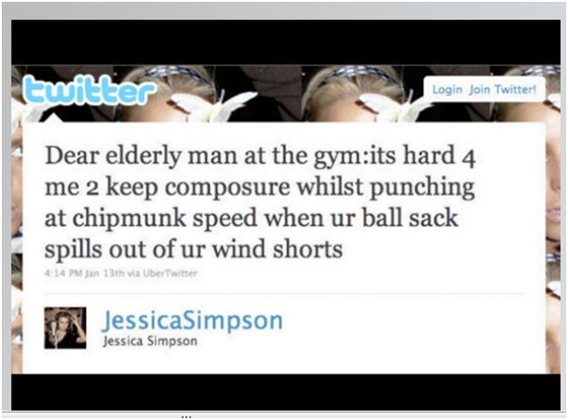 Jessica Simpson's Ball Run-In-Funniest Celebrity Tweets