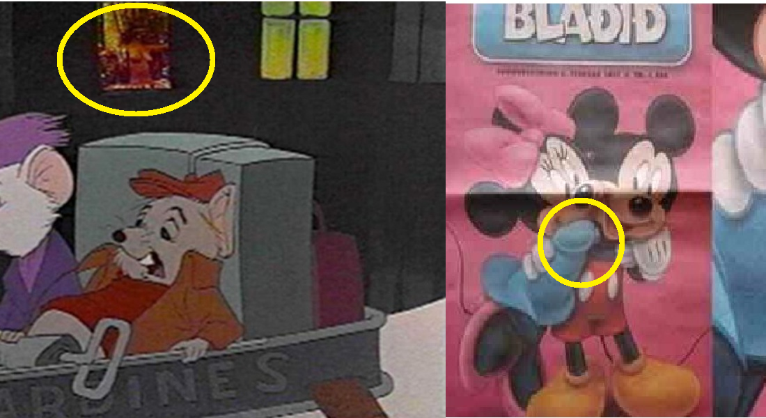 creepy subliminal messages in cartoons and movies